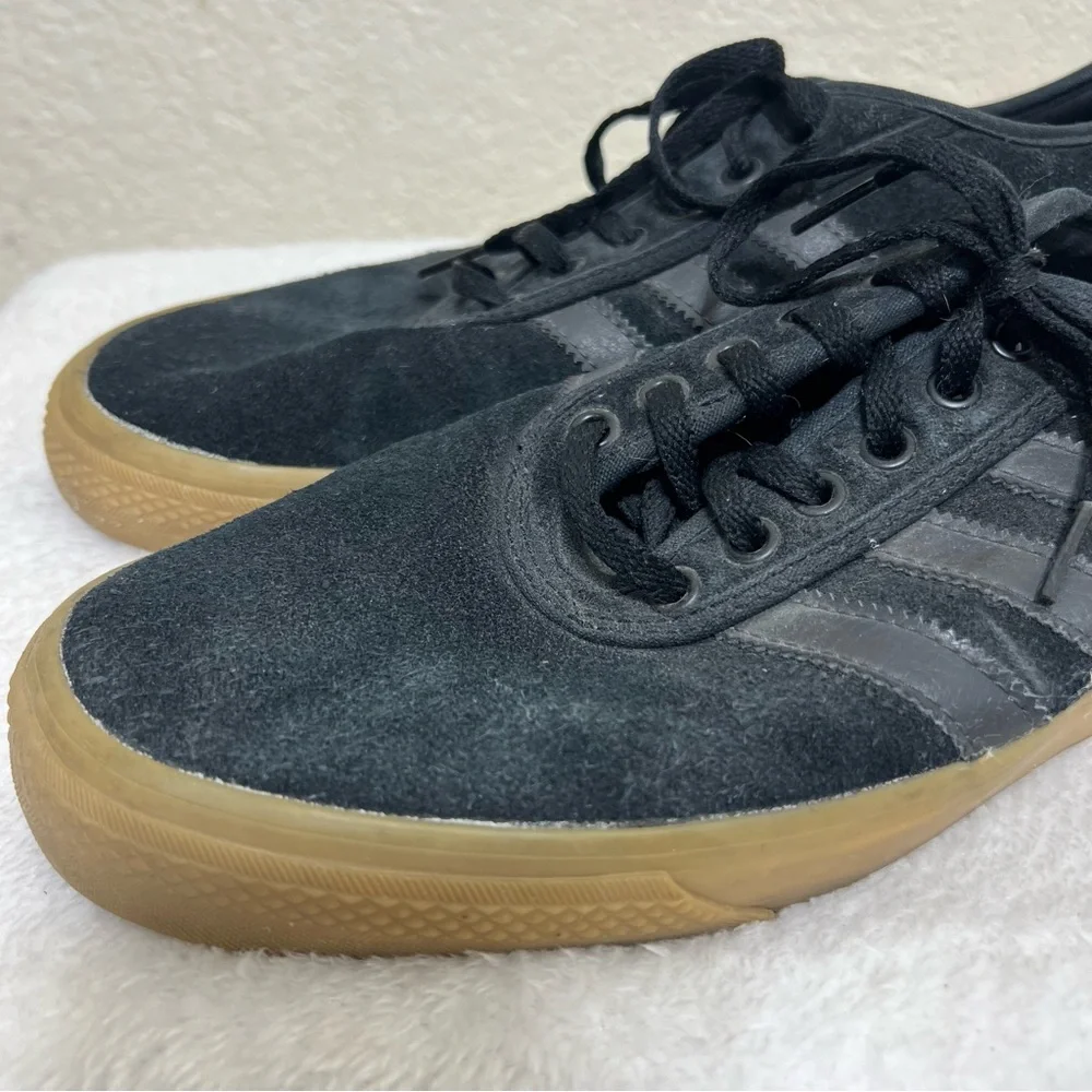 Adidas Adi Ease Black Gum Sneakers Suede Men’s Size 13